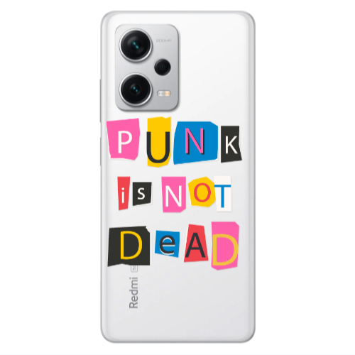 Xiaomi Redmi Note 12 5G Punk is not Dead Transparent Silicone TPU Θήκη