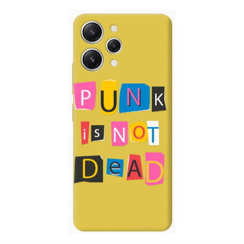 Xiaomi Redmi 12 Punk is not Dead Yellow Colored Silicone TPU Θήκη