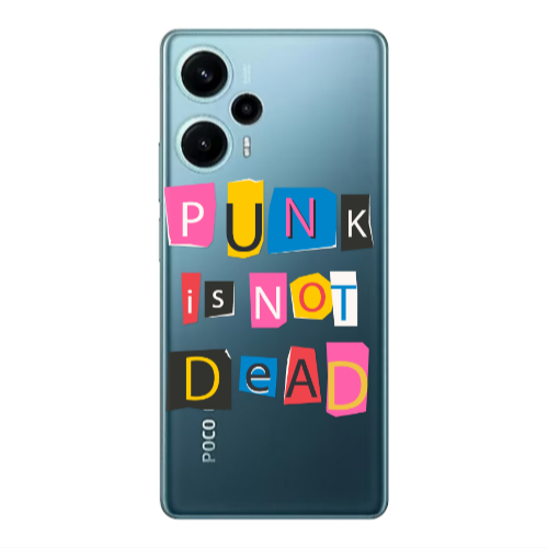Xiaomi Poco F5 Punk is not Dead Transparent Silicone TPU Θήκη