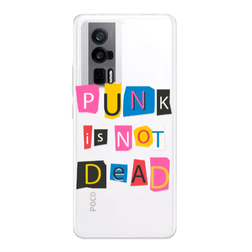 Xiaomi Poco F5 Pro Punk is not Dead Transparent Silicone TPU Θήκη