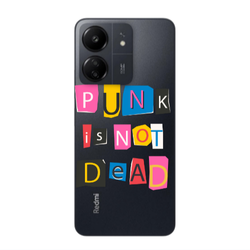 Xiaomi Redmi 13C Punk is not Dead Transparent Silicone TPU Θήκη