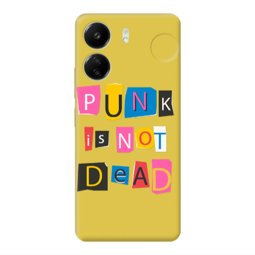 Xiaomi Redmi 13C Punk is not Dead Yellow Colored Silicone TPU Θήκη