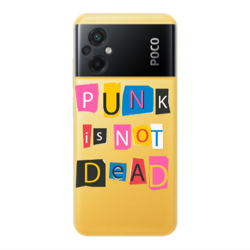 Xiaomi Poco M5 Punk is not Dead Transparent Silicone TPU Θήκη
