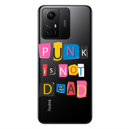 Xiaomi Redmi Note 12s Punk is not Dead Transparent Silicone TPU Θήκη