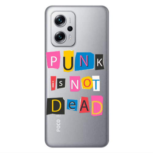 Xiaomi Poco X4 GT Punk is not Dead Transparent Silicone TPU Θήκη
