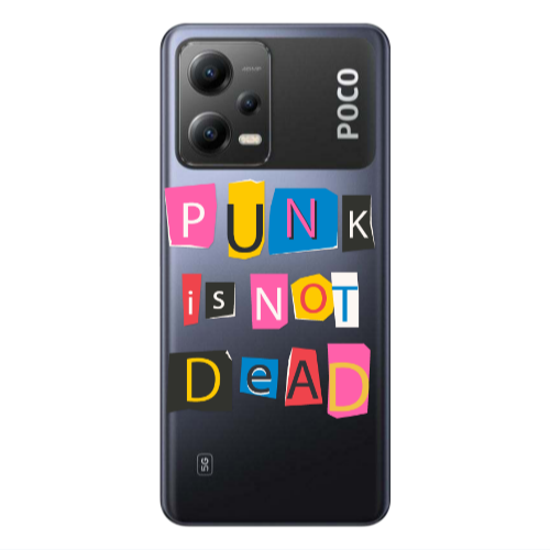 Xiaomi Poco X5 Punk is not Dead Transparent Silicone TPU Θήκη