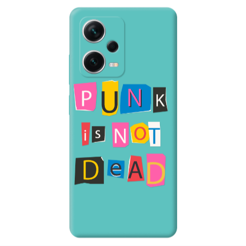 Xiaomi Poco X5 Punk is not Dead Turquoise Colored Silicone TPU Θήκη