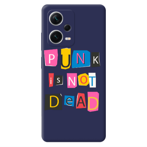 Xiaomi Poco X5 Punk is not Dead Dark blue Colored Silicone TPU Θήκη