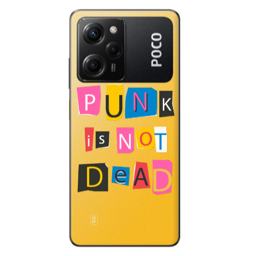 Xiaomi Poco X5 Pro Punk is not Dead Transparent Silicone TPU Θήκη