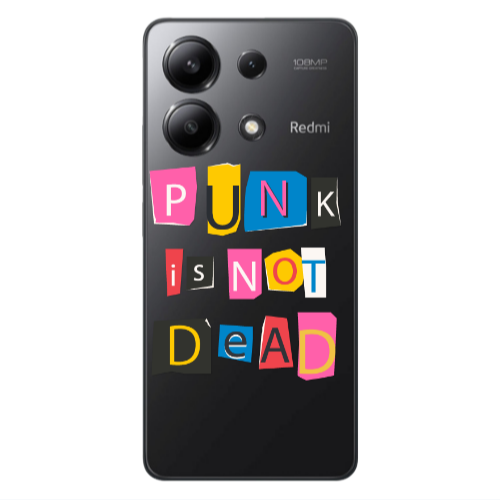Xiaomi Redmi Note 13 4G Punk is not Dead Transparent Silicone TPU Θήκη