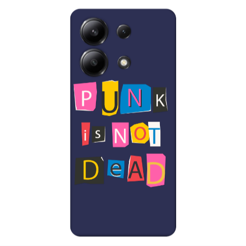 Xiaomi Redmi Note 13 4G Punk is not Dead Dark blue Colored Silicone TPU Θήκη