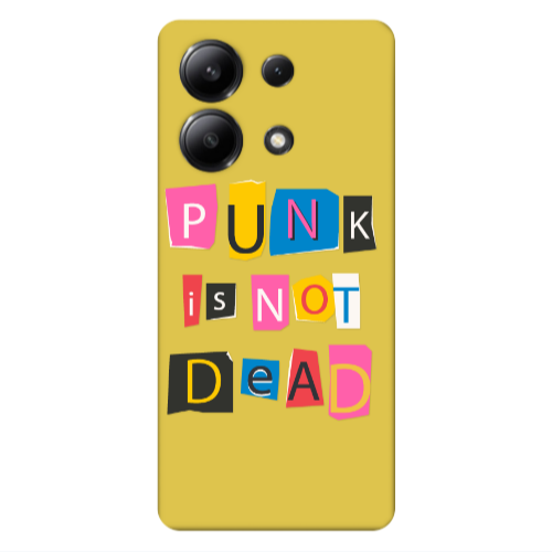Xiaomi Redmi Note 13 4G Punk is not Dead Yellow Colored Silicone TPU Θήκη