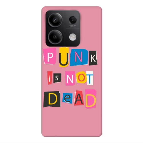 Xiaomi Redmi Note 13Pro 5G Punk is not Dead Pink Colored Silicone TPU Θήκη