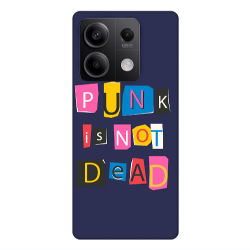 Xiaomi Redmi Note 13Pro 5G Punk is not Dead Dark blue Colored Silicone TPU Θήκη