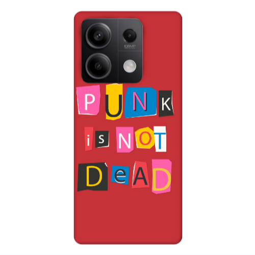 Xiaomi Redmi Note 13Pro 5G Punk is not Dead Red Colored Silicone TPU Θήκη