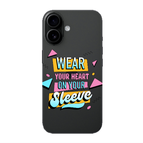 Apple Iphone 16 plus Wear Your Heart Transparent Silicone TPU Θήκη