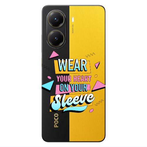 Xiaomi Poco X7 Pro Wear Your Heart Transparent Silicone TPU Θήκη
