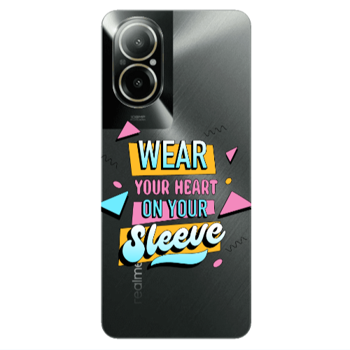 Realme C67 Wear Your Heart Transparent Silicone TPU Θήκη