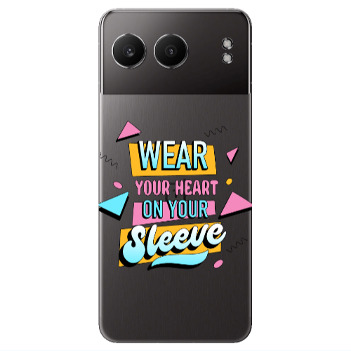 Oneplus Nord 4 Wear Your Heart Transparent Silicone TPU Θήκη