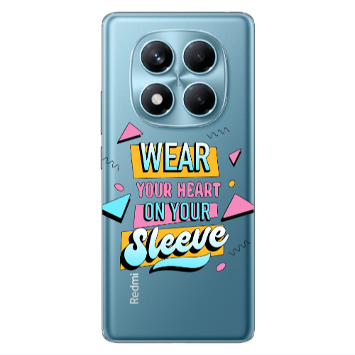 Xiaomi Redmi Note 14 Pro Wear Your Heart Transparent Silicone TPU Θήκη