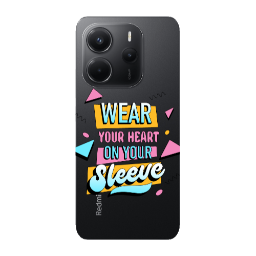 Xiaomi Redmi Note 14 Wear Your Heart Transparent Silicone TPU Θήκη