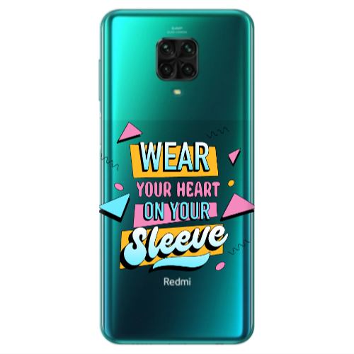 Xiaomi Redmi Note 9S Wear Your Heart Transparent Silicone TPU Θήκη