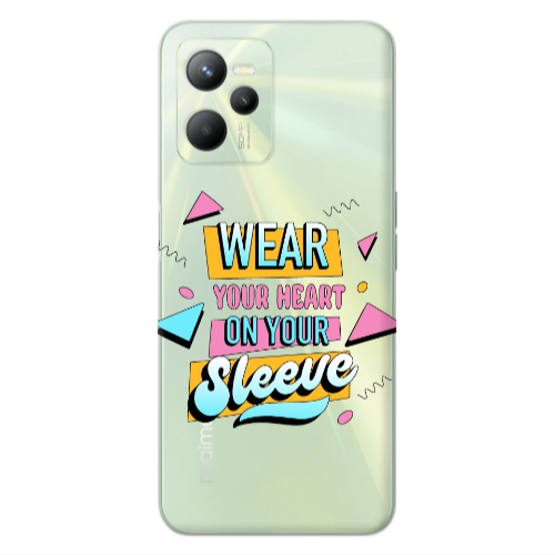 Realme C35 Wear Your Heart Transparent Silicone TPU Θήκη