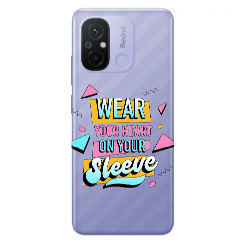 Xiaomi Redmi 12C Wear Your Heart Transparent Silicone TPU Θήκη