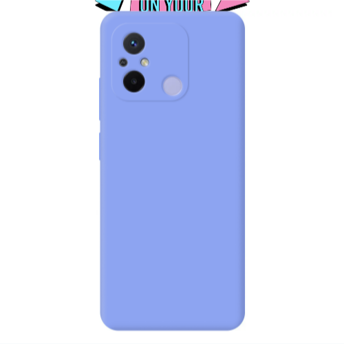 Xiaomi Redmi 12C Wear Your Heart Light Purple Colored Silicone TPU Θήκη