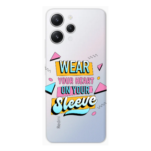 Xiaomi Redmi 12 Wear Your Heart Transparent Silicone TPU Θήκη