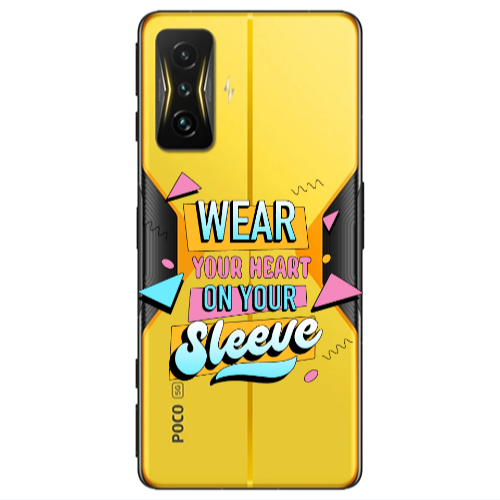 Xiaomi Poco F4 Gt Wear Your Heart Transparent Silicone TPU Θήκη