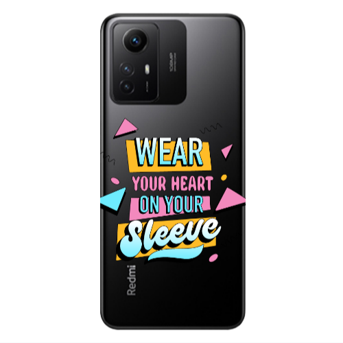 Xiaomi Redmi Note 12s Wear Your Heart Transparent Silicone TPU Θήκη