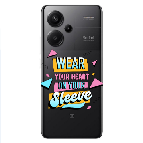 Xiaomi Redmi Note 13 Pro+ 5G  Wear Your Heart Transparent Silicone TPU Θήκη