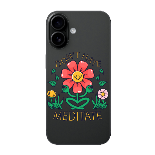 Apple Iphone 16 plus Meditate Transparent Silicone TPU Θήκη