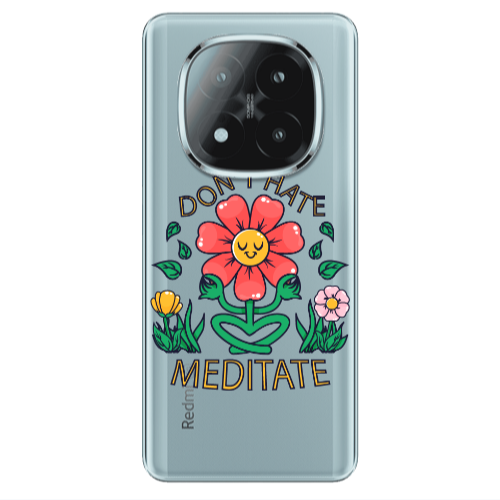 Xiaomi Redmi Note 14 Pro + 5g Meditate Transparent Silicone TPU Θήκη