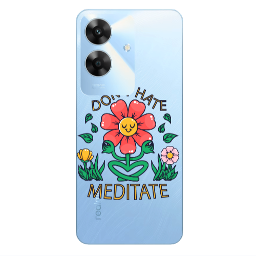 Realme Note 60 Meditate Transparent Silicone TPU Θήκη