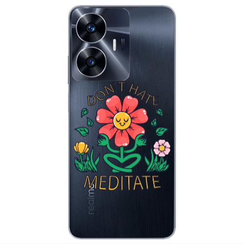 Realme Note 50 Meditate Transparent Silicone TPU Θήκη