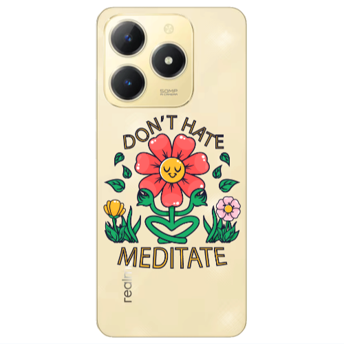 Realme C61 Meditate Transparent Silicone TPU Θήκη
