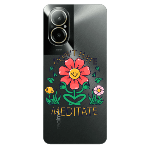 Realme C67 Meditate Transparent Silicone TPU Θήκη