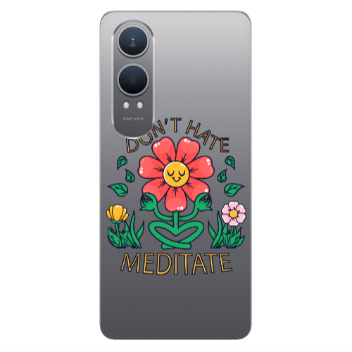 Oneplus Nord Ce 4 lite Meditate Transparent Silicone TPU Θήκη