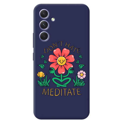Samsung A36 Meditate Dark blue Colored Silicone TPU Θήκη