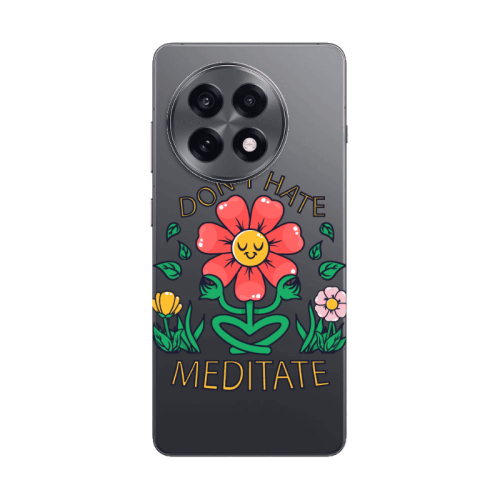 Oneplus 13 5G Meditate Transparent Silicone TPU Θήκη