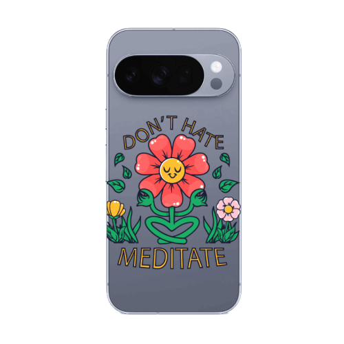 Google Pixel 10 Pro Meditate Transparent Silicone TPU Θήκη