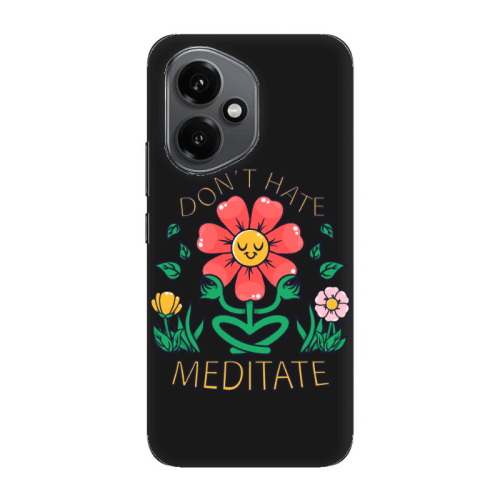 Honor Magic 400 Meditate Black Colored Silicone TPU Θήκη