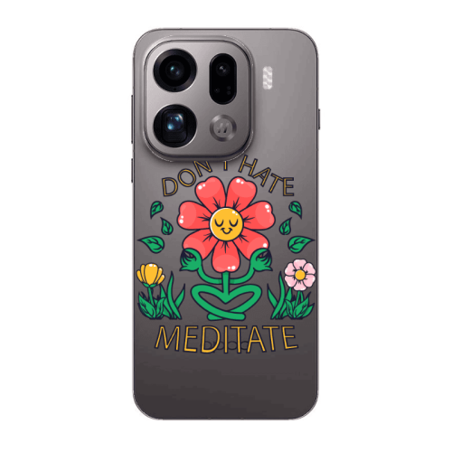 Oppo Find X9 Pro Meditate Transparent Silicone TPU Θήκη