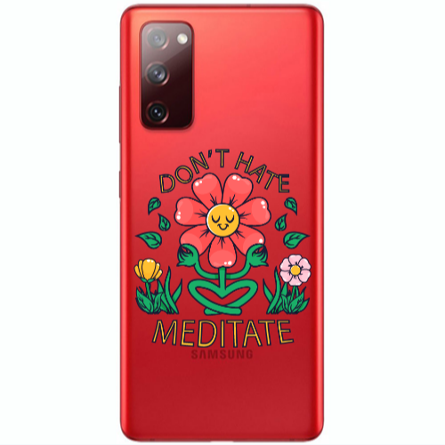 Samsung S20 FE Meditate Transparent Silicone TPU Θήκη