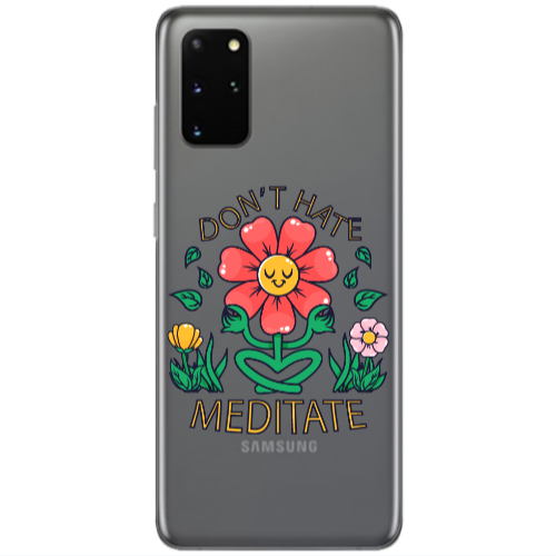 Samsung S20 Plus Meditate Transparent Silicone TPU Θήκη