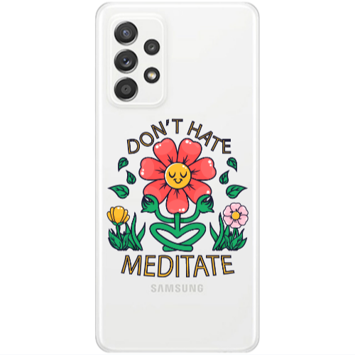 Samsung A33 Meditate Transparent Silicone TPU Θήκη