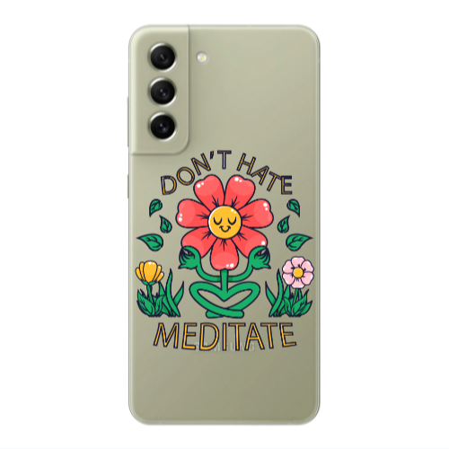 Samsung S22 Meditate Transparent Silicone TPU Θήκη