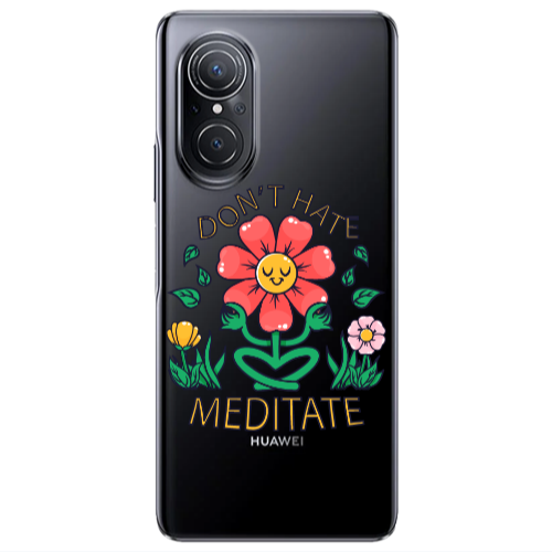Huawei Nova 9 SE Meditate Transparent Silicone TPU Θήκη